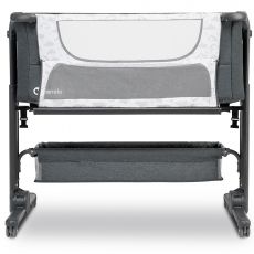 Приставне ліжечко Lionelo Timon Graphite